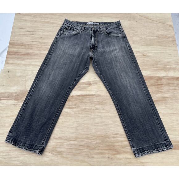 Agave Jeans Men's Waterman Relaxed Straight Made in USA Gray Pants Sz. 36 - Picture 1 of 7